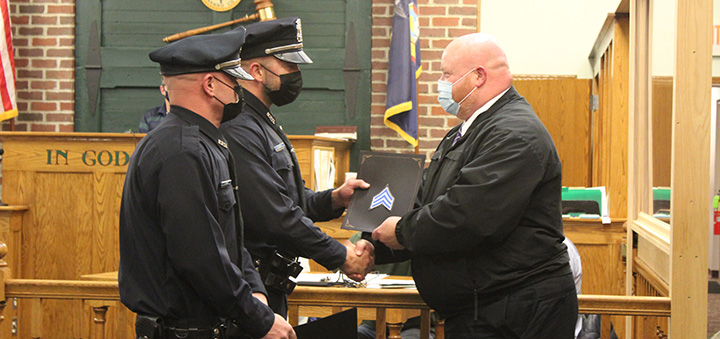 Norwich PD holds appointment and promotion ceremony